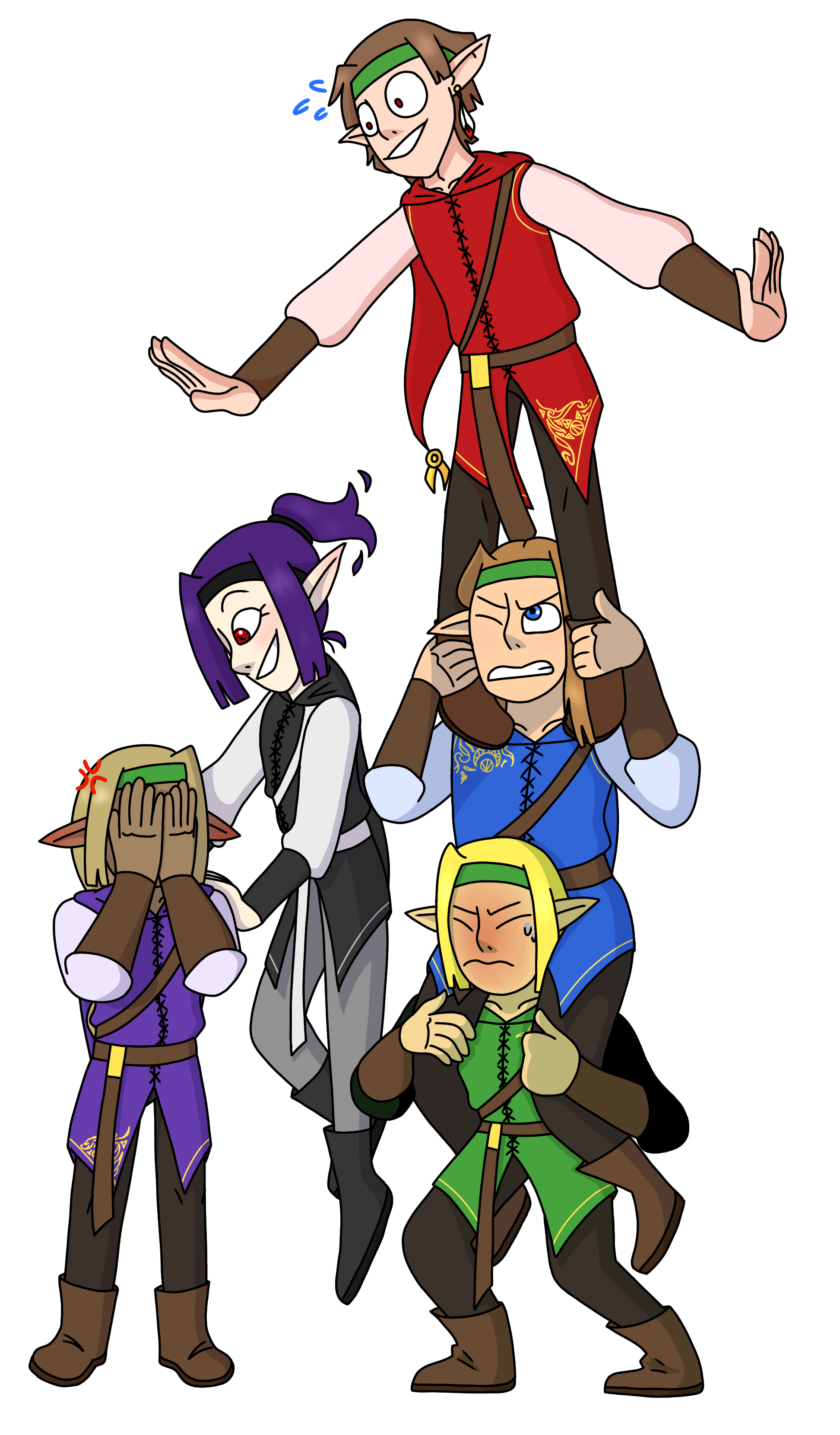 2024, Digital, Linked Universe, Four Swords Adventures, Tri Force Heroes, The Legend of Zelda, LU, FSA, TFH, LoZ, Four, Green Link, Red Link, Blue Link, Vio Link, Shadow Link